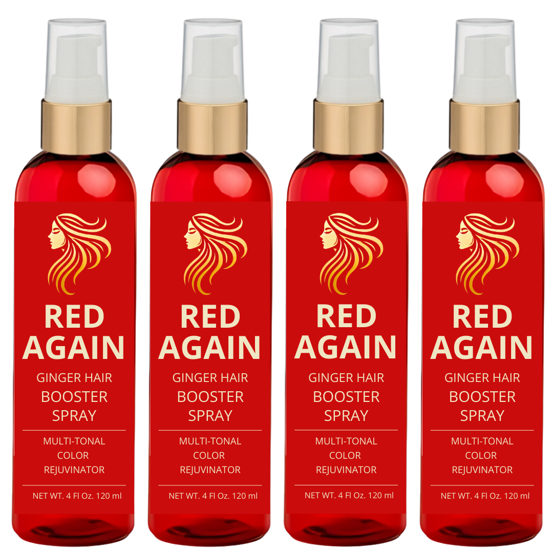 Red Again, Booster Spray, 4 oz x 4 Multi-Pack
